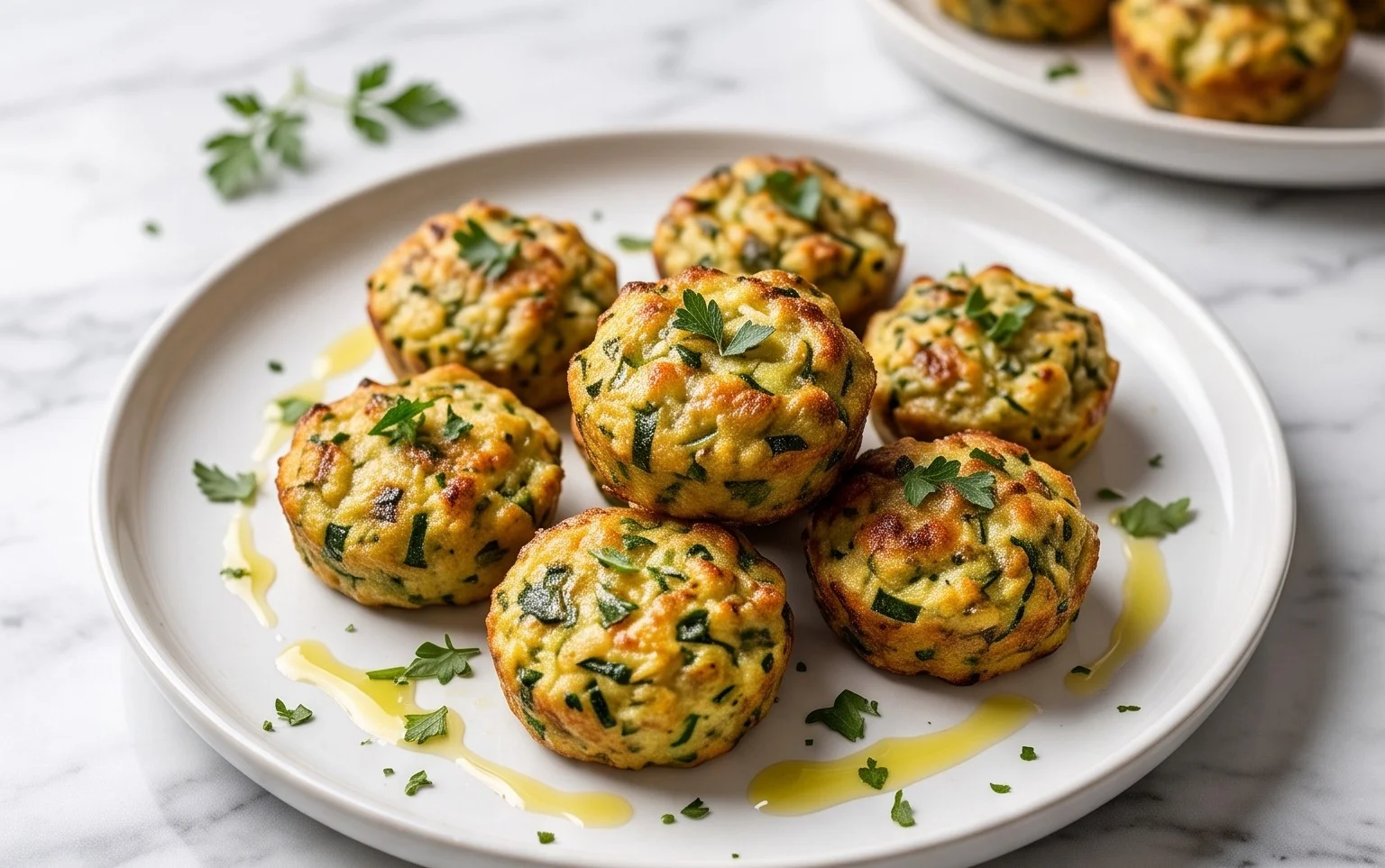 Zucchini Garlic Bites