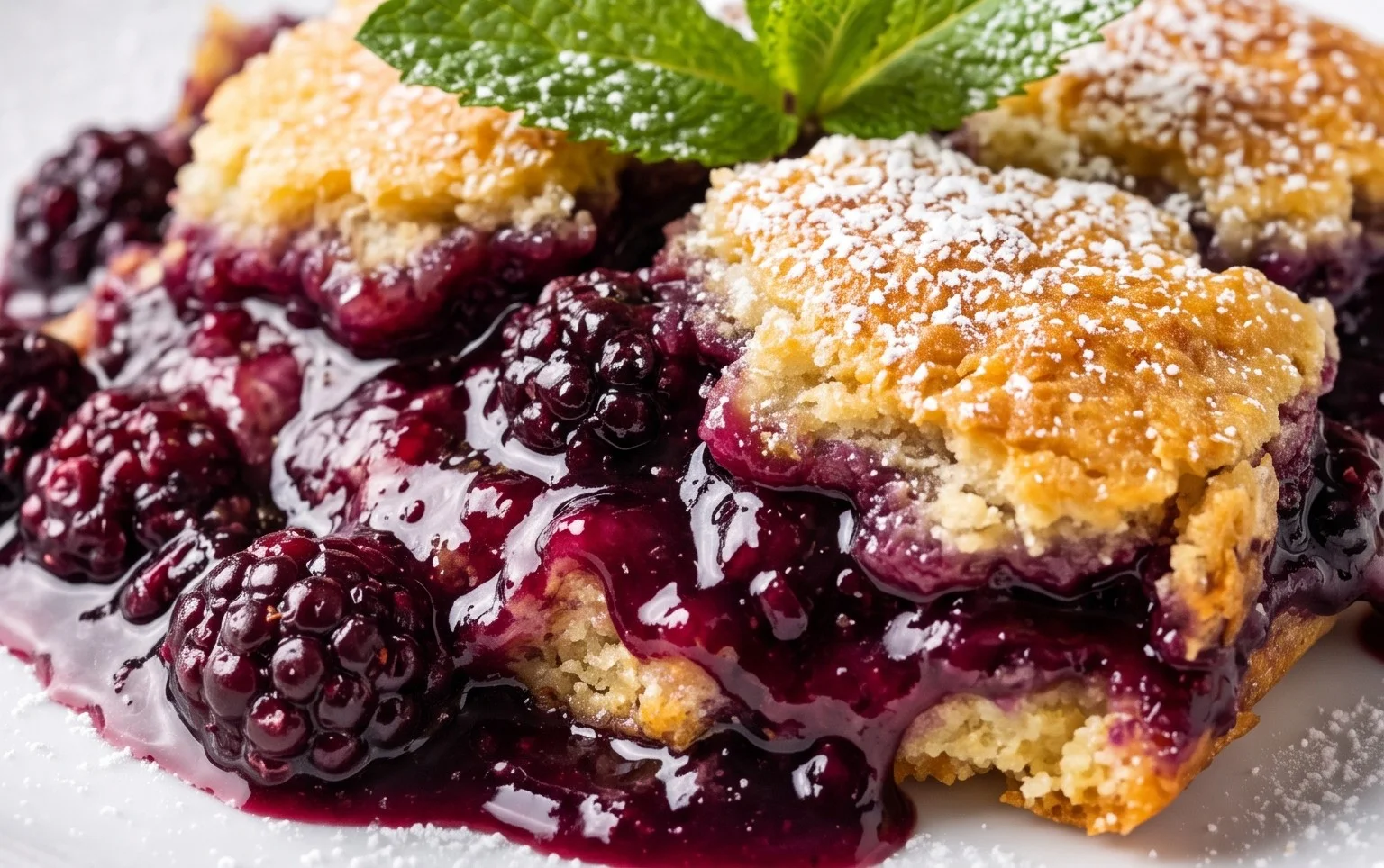 The Pioneer Women's Blackberry Cobbler