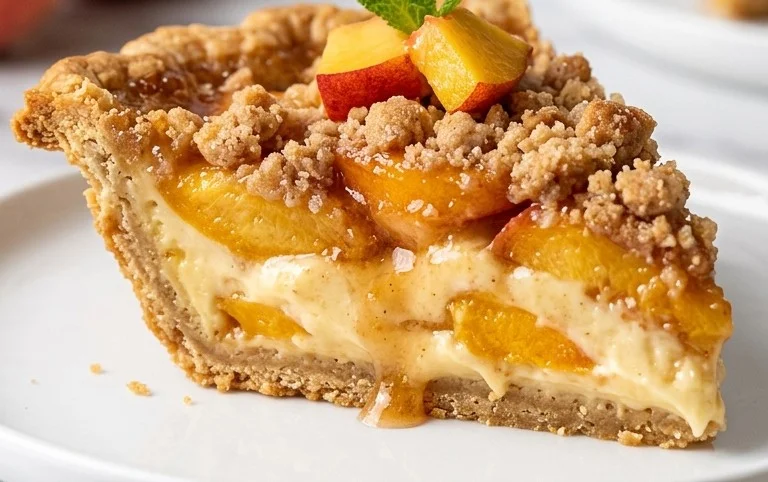 Peaches and Cream Pie
