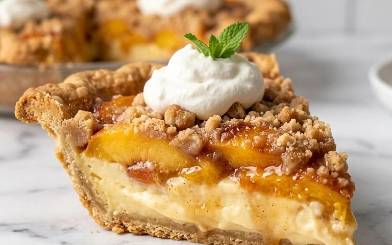 Peaches and Cream Pie