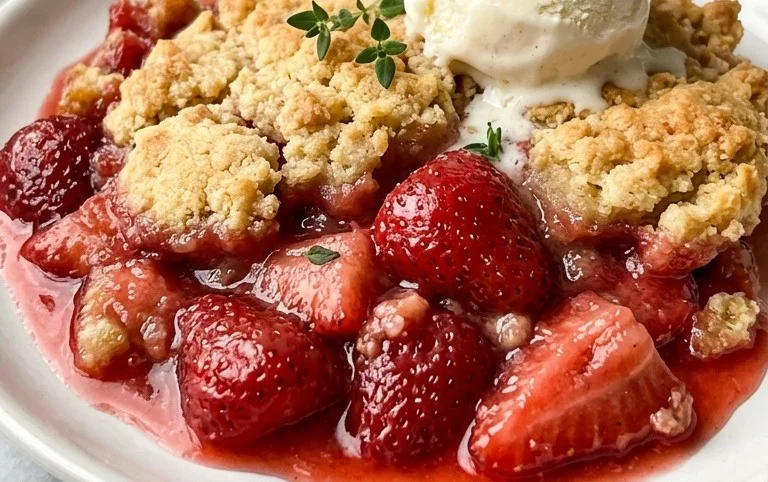 Strawberry Cobbler