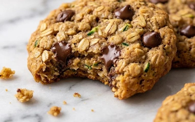 Healthy Zucchini Oatmeal Cookies