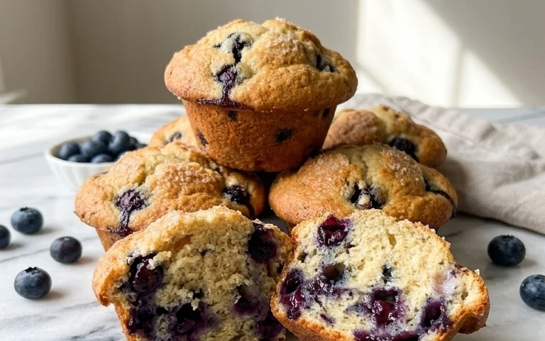 Homemade Blueberry Muffins