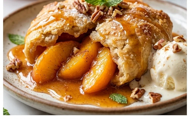Peach Dumplings