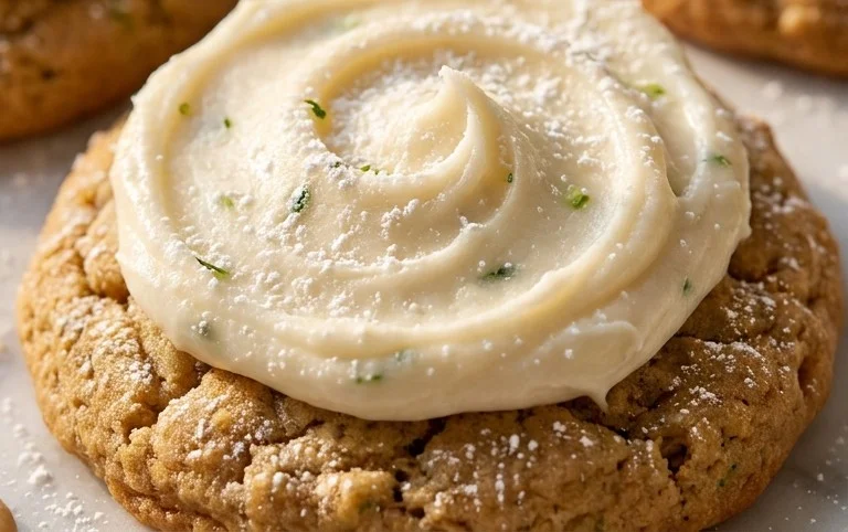 Zucchini Cookies with Cream Cheese Frosting