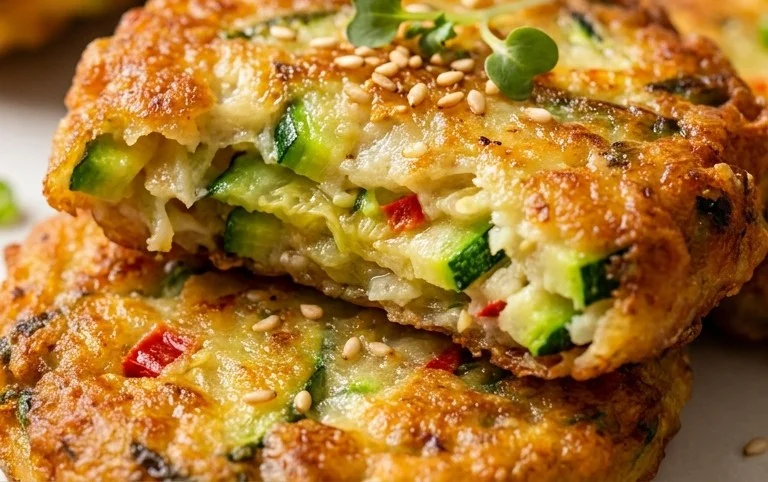 Quick & Easy Korean Zucchini Fritters (Hobak Jeon)