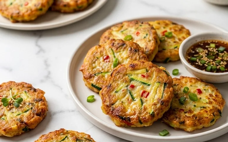 Quick & Easy Korean Zucchini Fritters (Hobak Jeon)