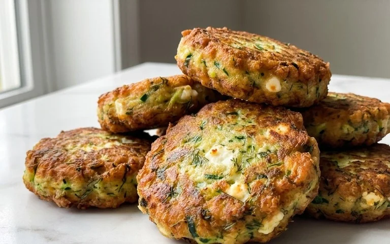 Kolokithokeftedes (Greek Zucchini Fritters)