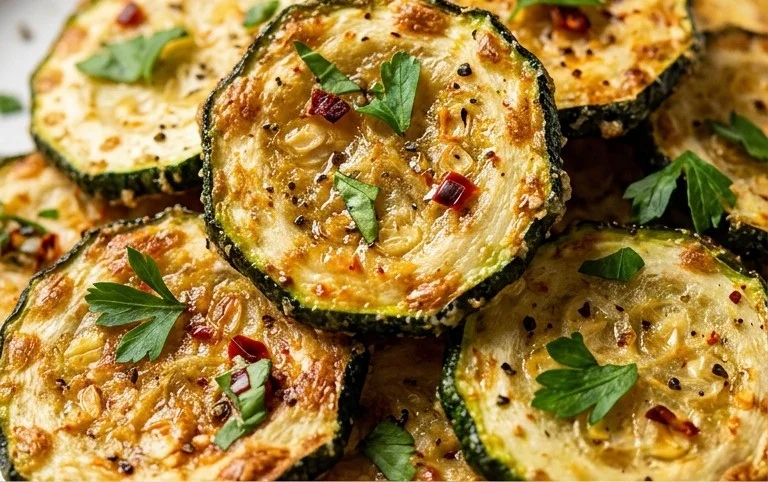 Crispy Baked Zucchini Chips