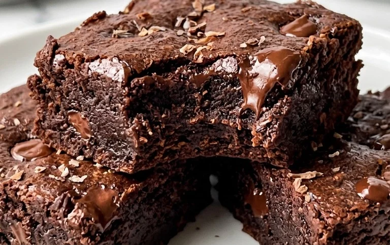 Flourless Chickpea Brownies (Vegan & Gluten Free)