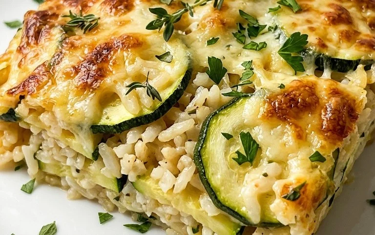 Julia Child's Zucchini and Rice Gratin (Tian de Courgettes au Riz)