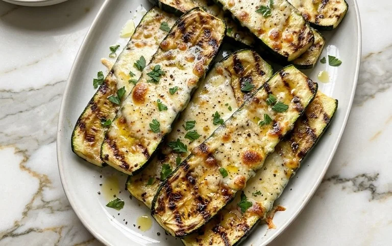 Grilled Zucchini with Parmesan
