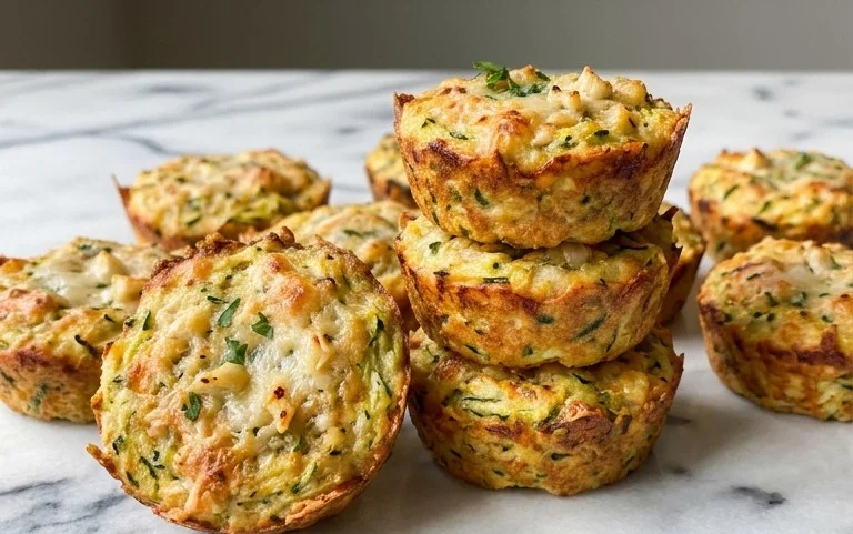 Zucchini Garlic Bites