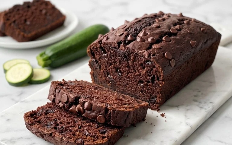 Double Dark Chocolate Zucchini Bread