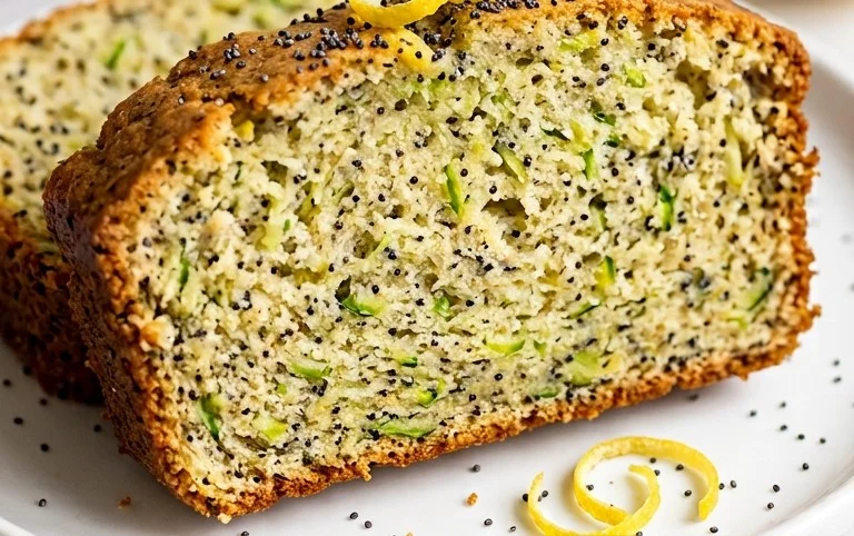 Easy Lemon Poppy Seed Zucchini Bread