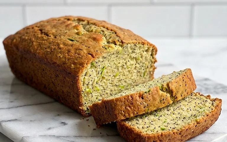 Easy Lemon Poppy Seed Zucchini Bread