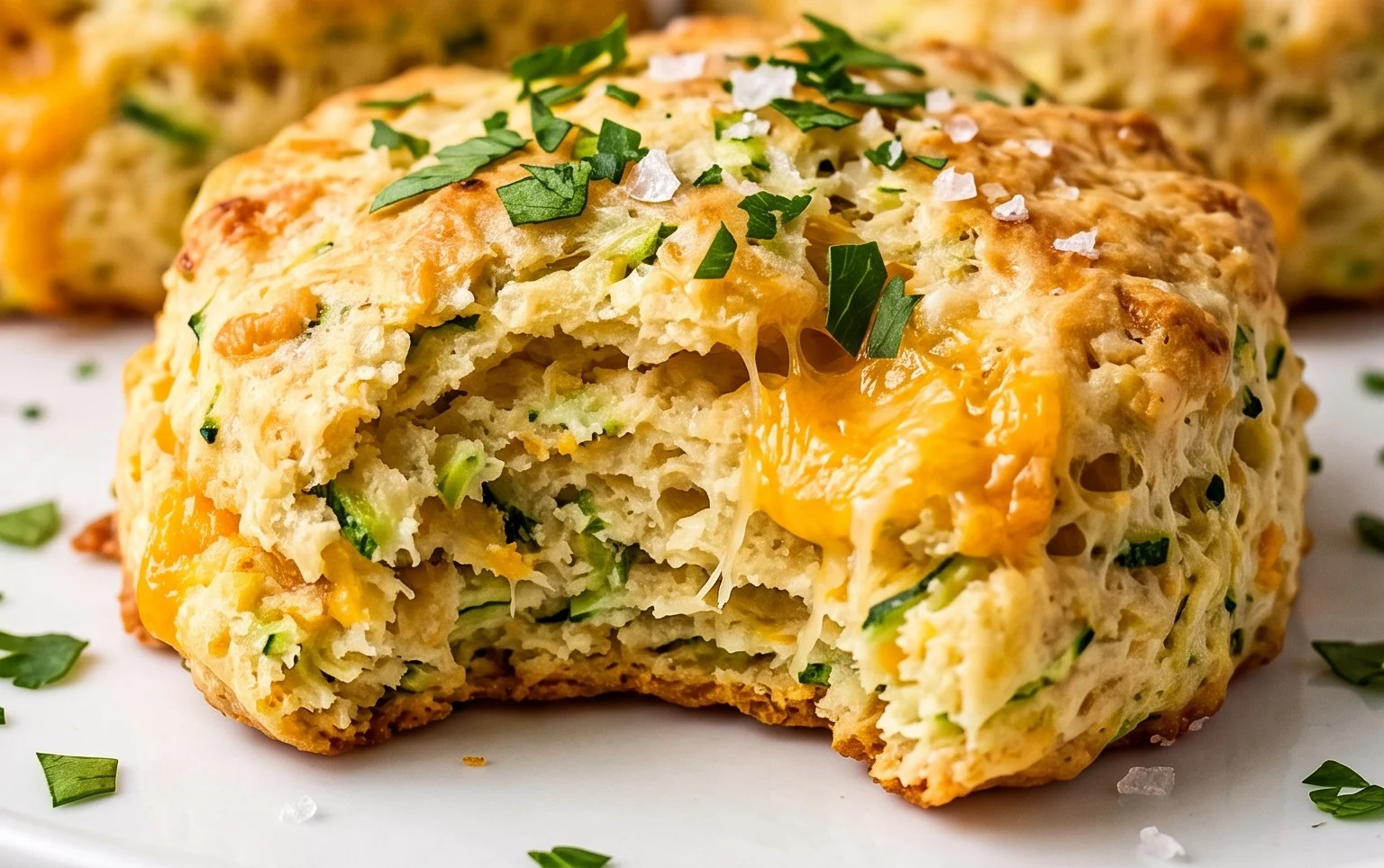Zucchini Cheddar Biscuits