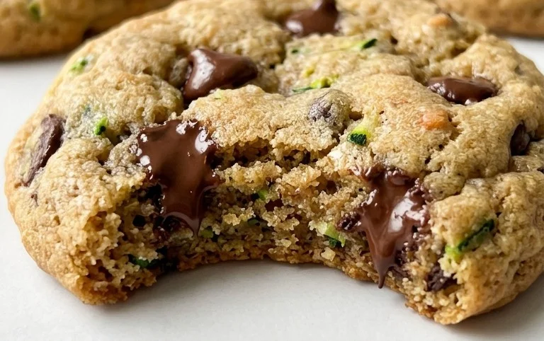 Soft Zucchini Cookies with Chocolate Chips