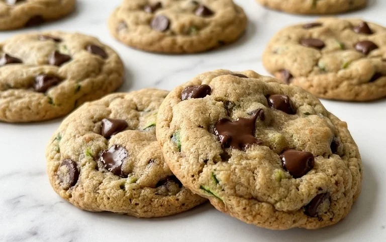 Soft Zucchini Cookies with Chocolate Chips