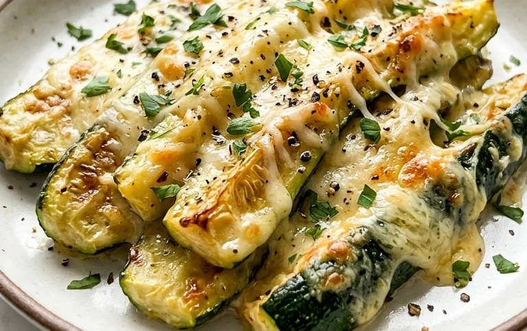 Creamy Parmesan Zucchini